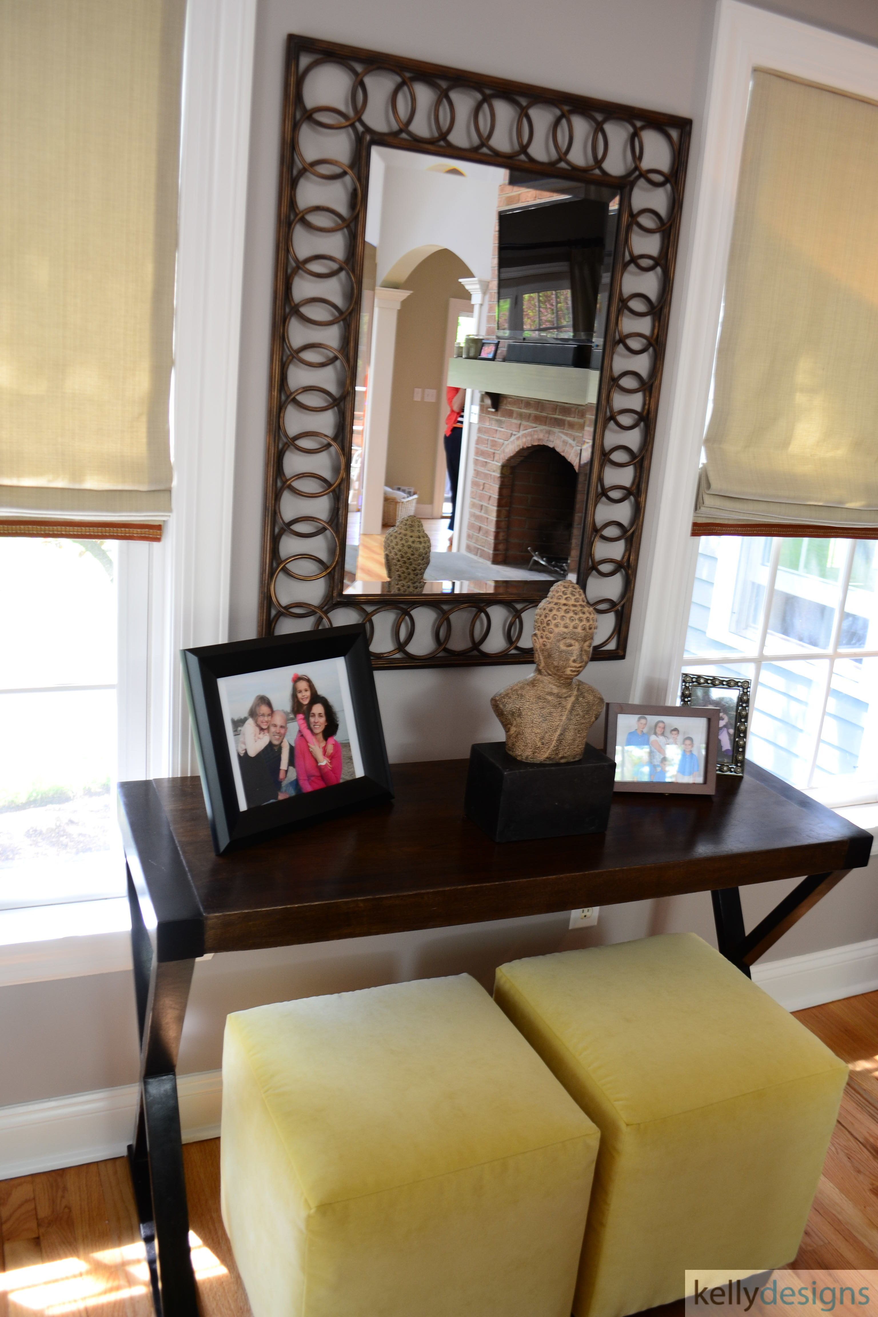 Easton Easy & Elegant -   Family Room  - Interior Design By kellydesigns
