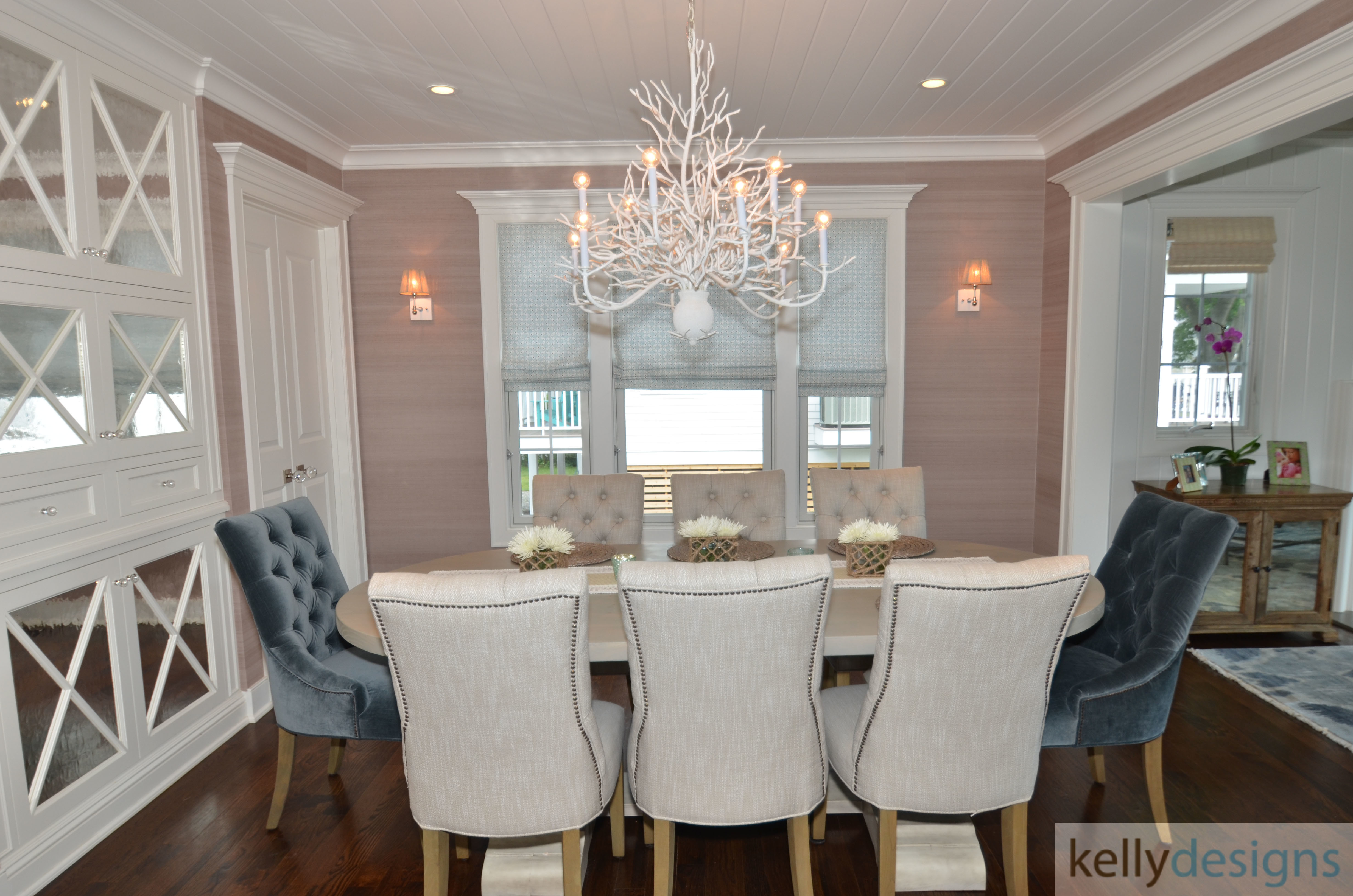 Beachside Bliss   Dining Room   Interior Design By Kellydesigns