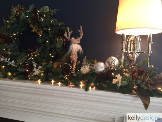 Holiday & Event Decorating By Kellydesigns  -  Mantel