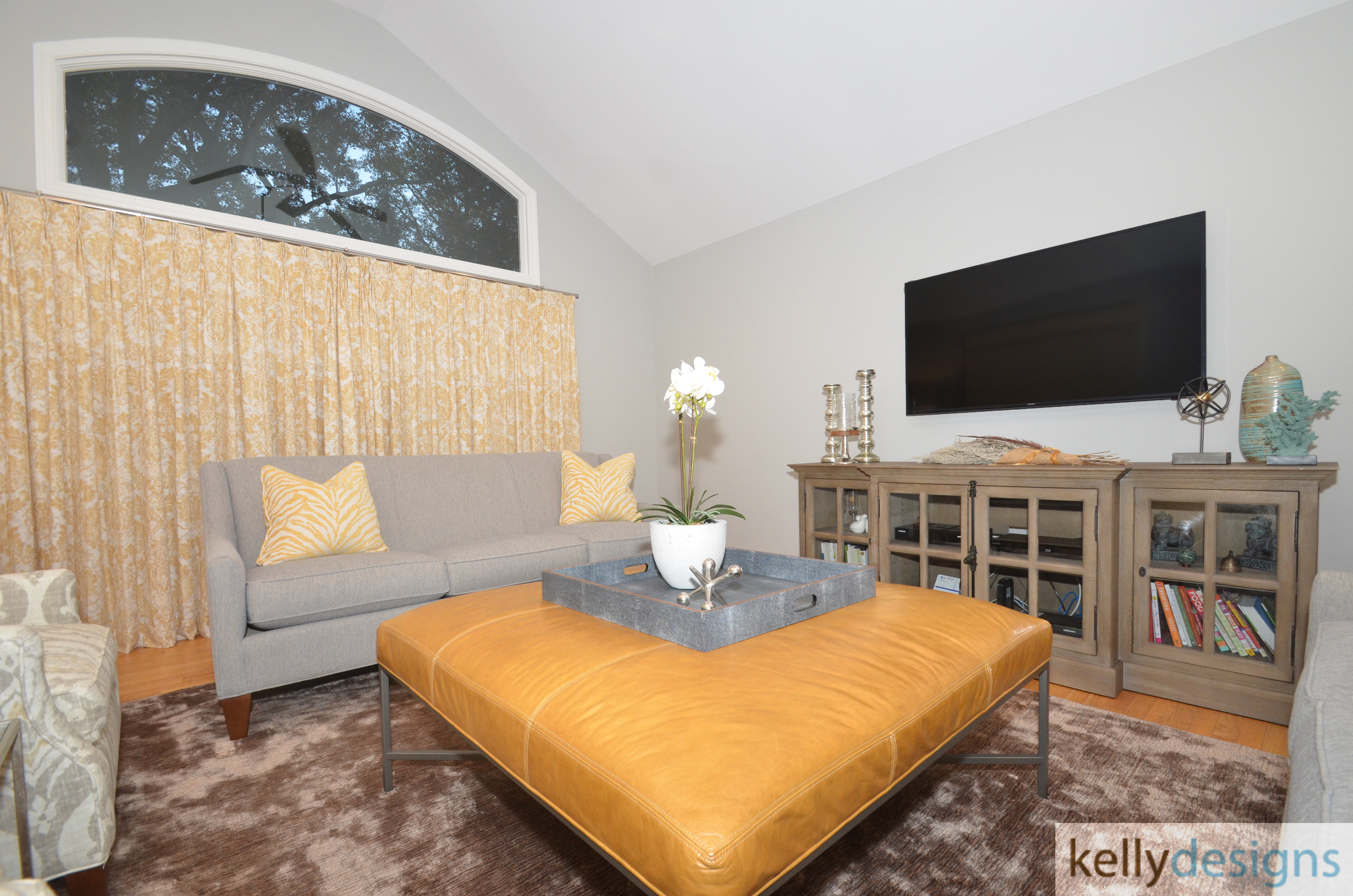 Renewed, Refreshed and Lovely on Linley - Family Room - Interior Design by kellydesings