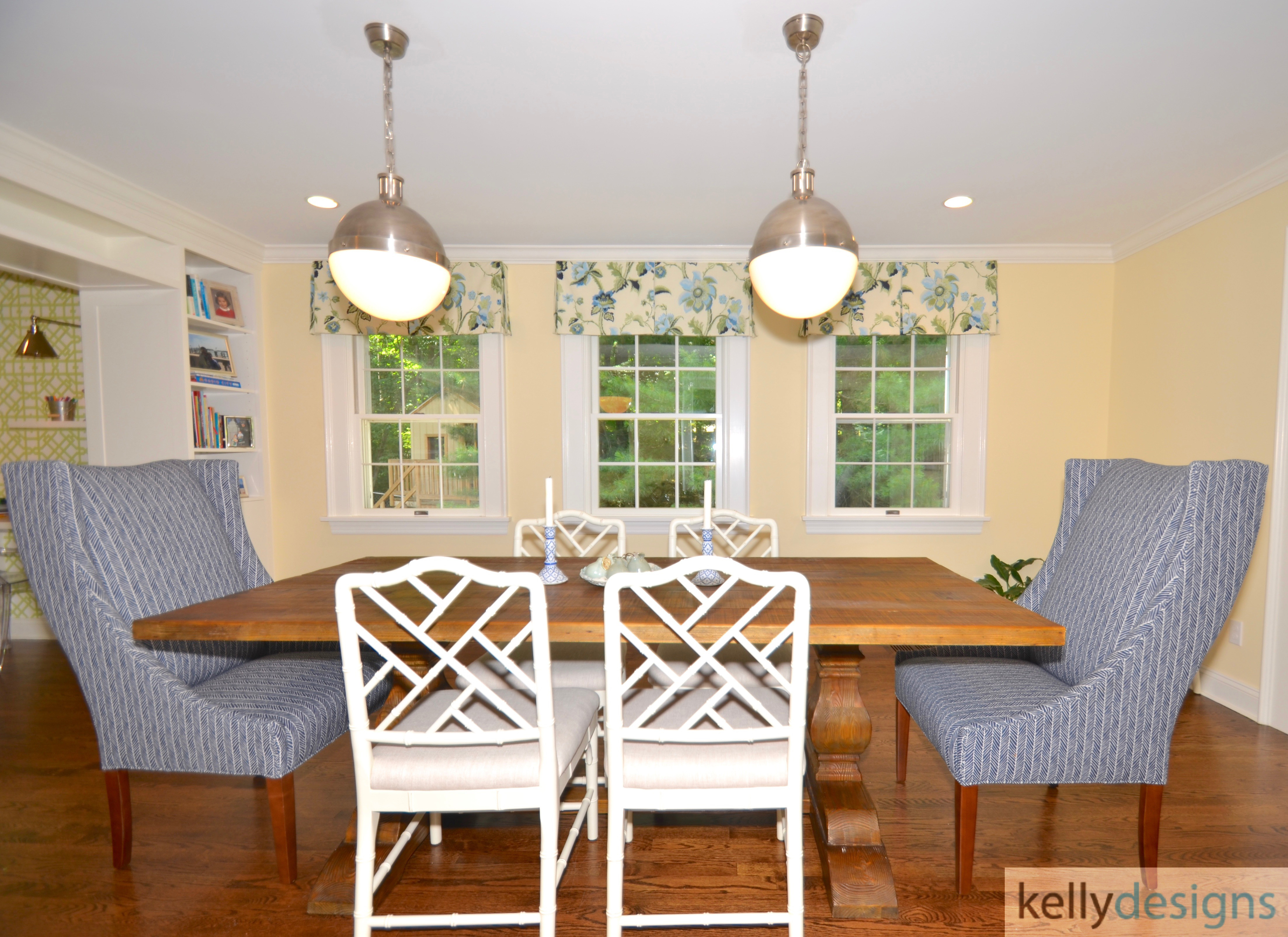 Preppy with a Purpose - Kitchen Dining Room - Interior Design by kellydesigns