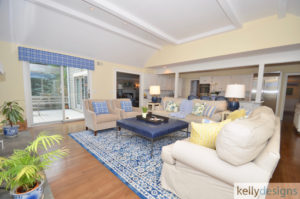 Preppy with a Purpose - Family Room - Interior Design by kellydesigns