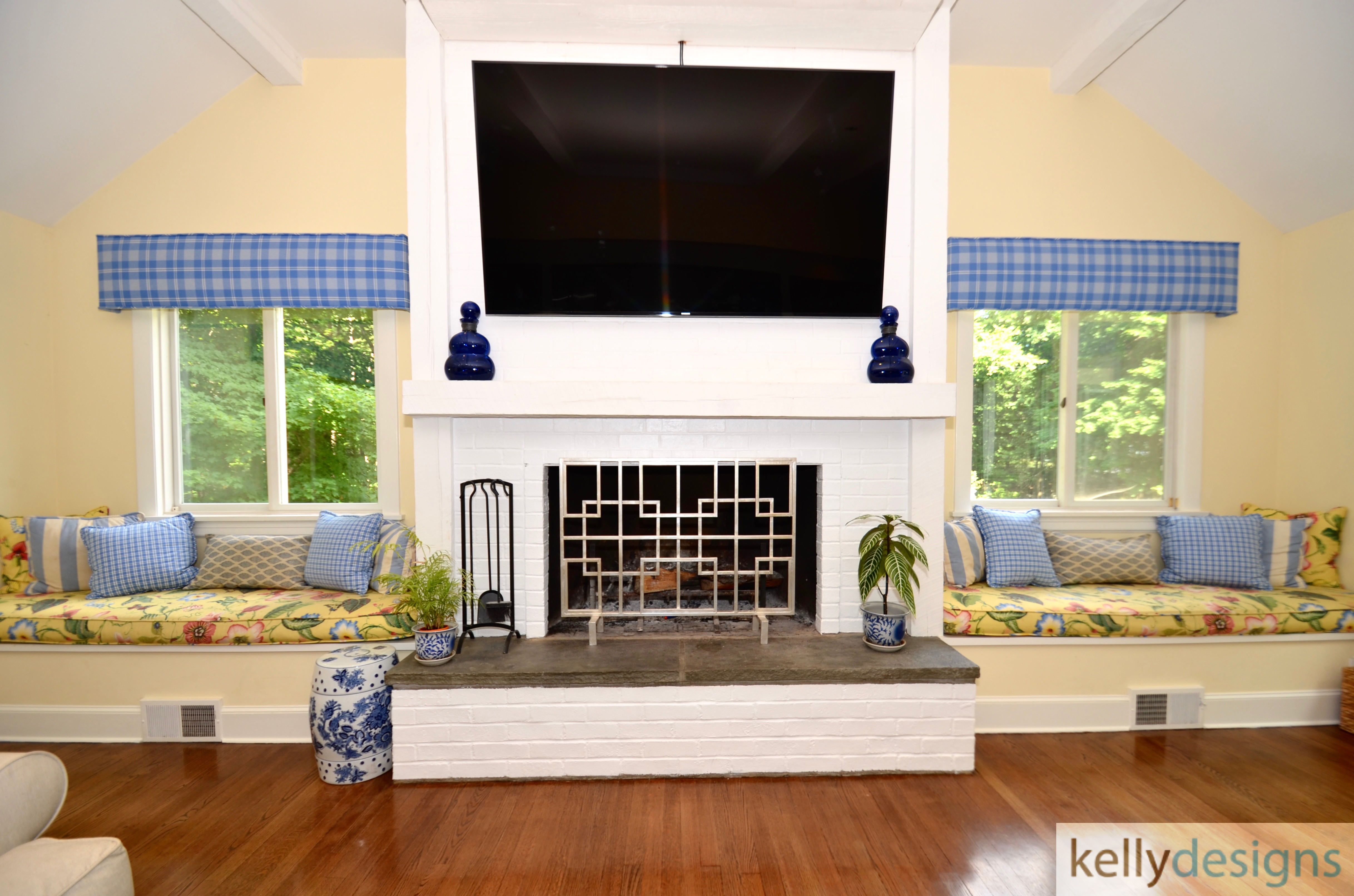 Preppy With A Purpose   Family Room   Interior Design By Kellydesigns