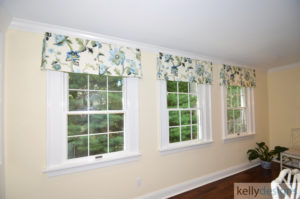 Preppy with a Purpose - Window Treatment - Custom Valance - Interior Design by kellydesigns