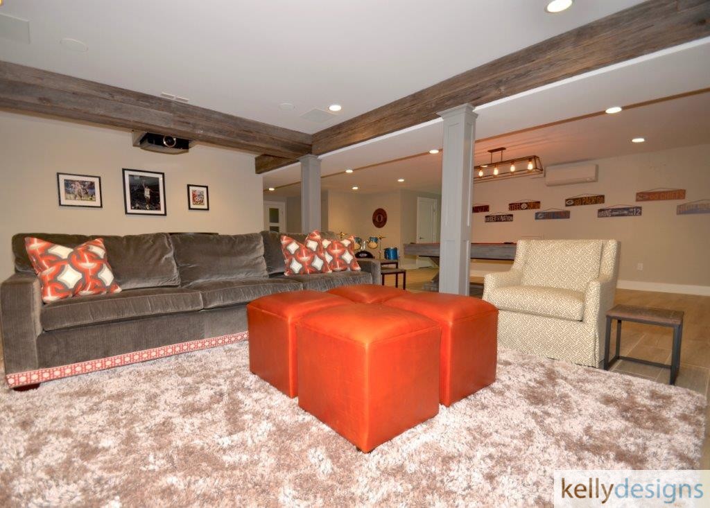 Basement Interior Design By Kellydesigns - Seating