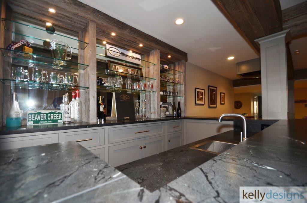 Basement Interior Design By Kellydesigns - Bar