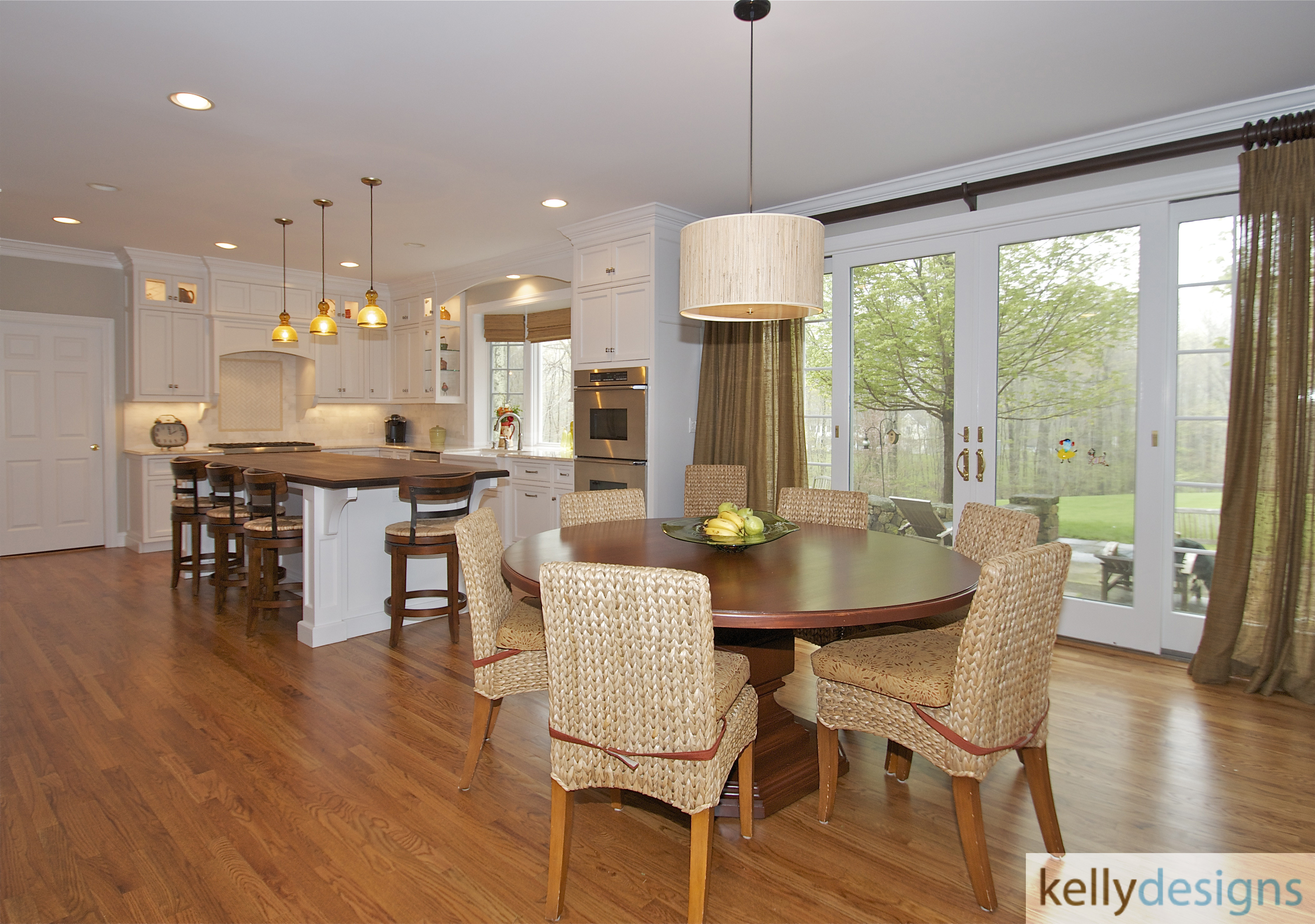 Pound Ridge Renovation - Kitchen - Interior Design by kellydesigns