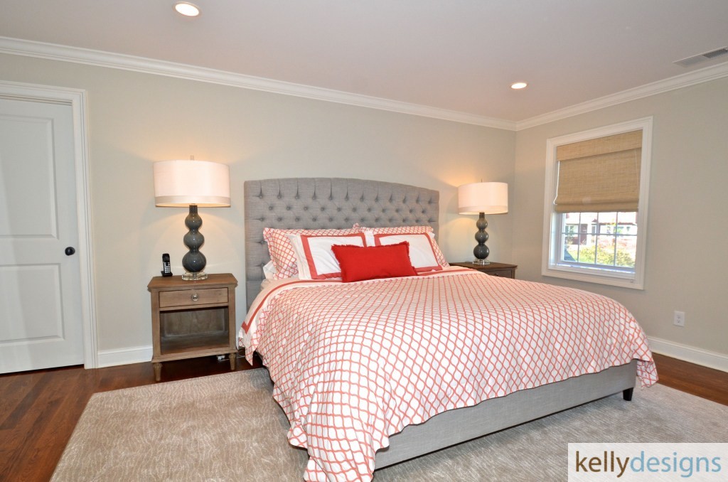 Navy & White Get it Right - Master Bedroom -Interior Design By Kellydesigns