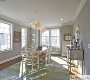 Fairfield Beach Complete ReBuild - Dining Room - Interior Design by kellydesigns