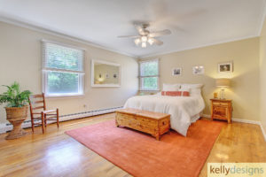 Bedroom - Fulling Mill Staging - Home Staging by Kelly Designs