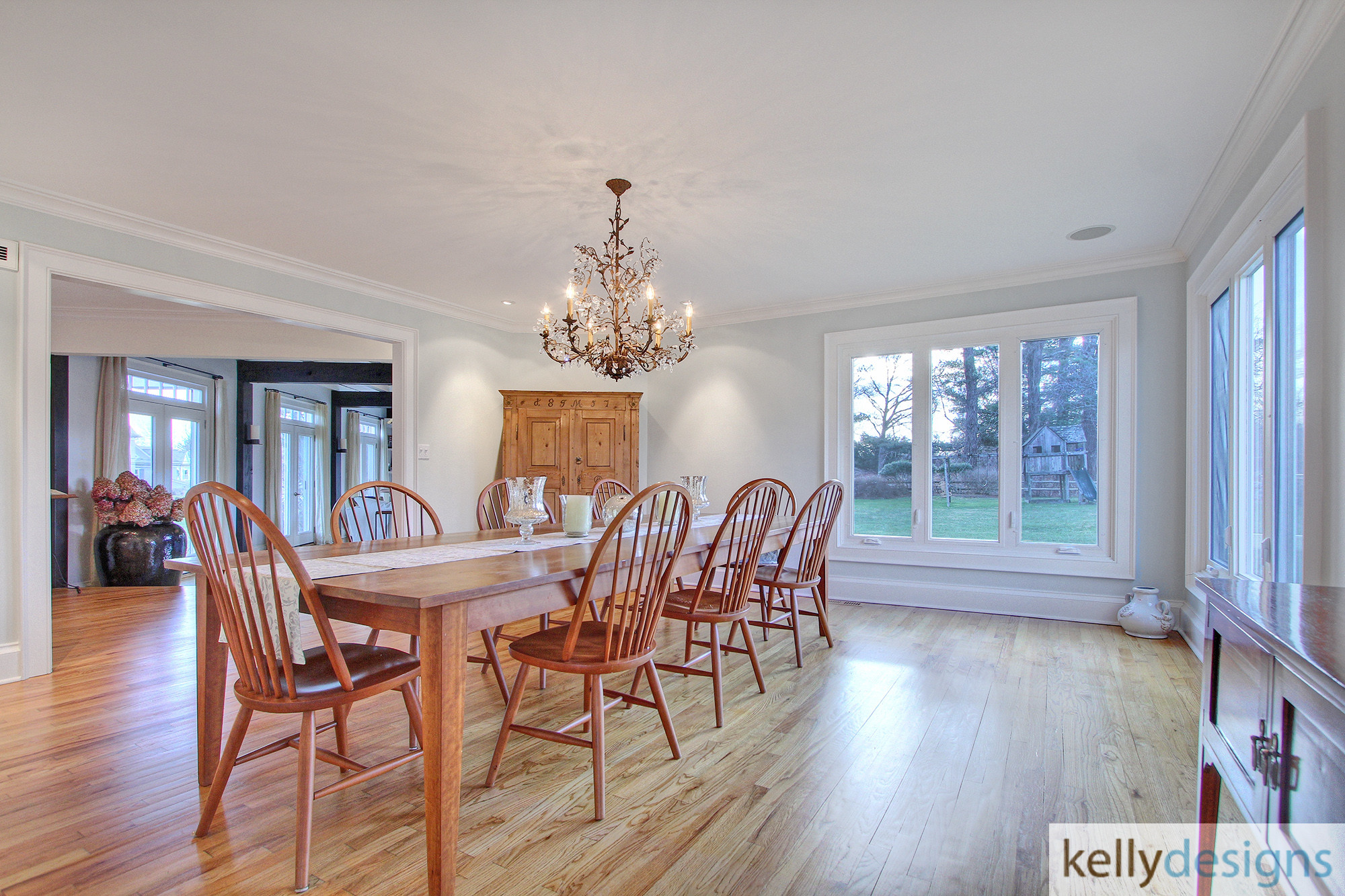 Spectacular Staging In Beachside Home   Home Staging By kellydesigns -  Dining room