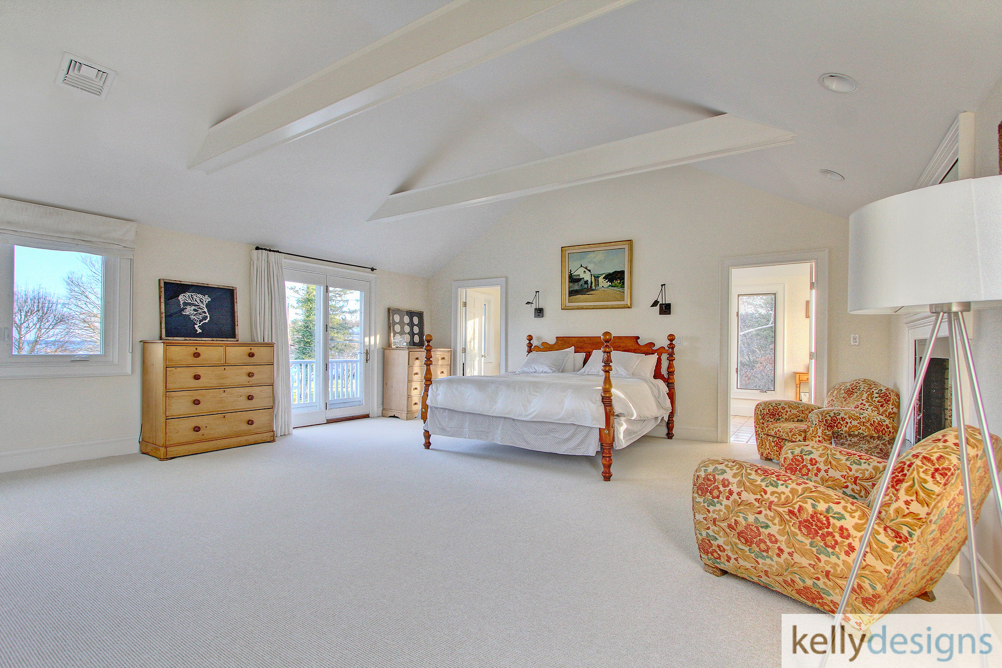 Spectacular Staging In Beachside Home   Home Staging By kellydesigns -  Master Bedroom