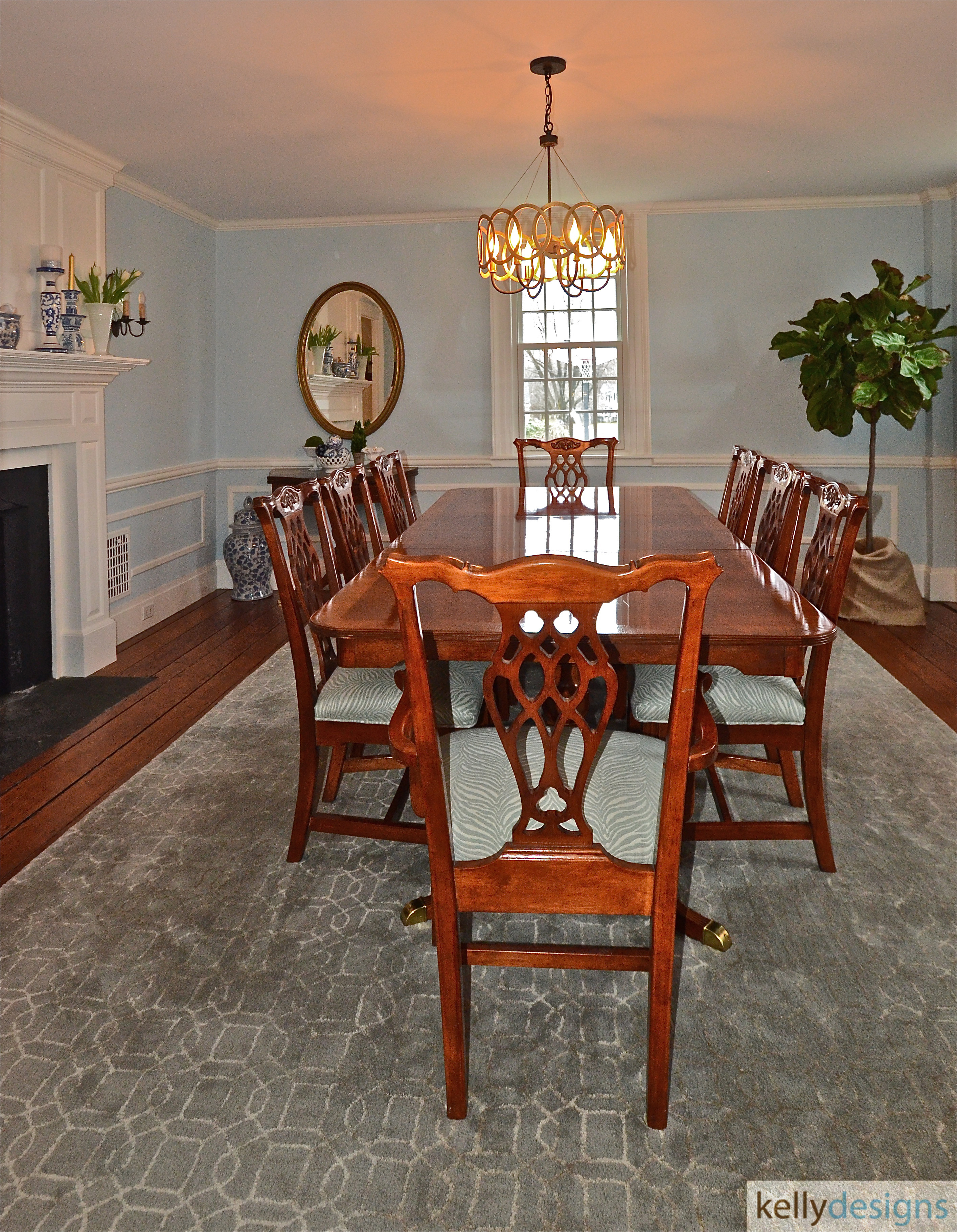 Historic Home Gets Hip   Dining Room   Interior Design By Kellydesigns
