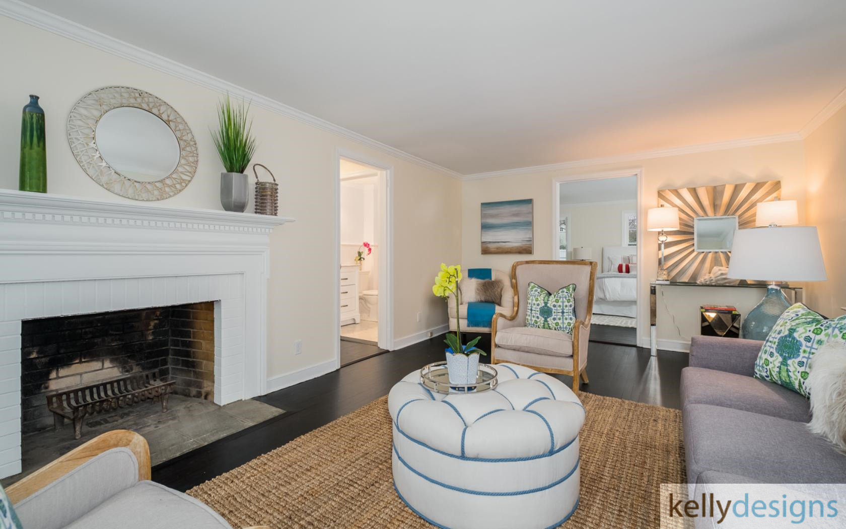 Staging Somerset - Family Room - Home Staging by kellydesigns