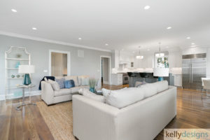 Living Room - Bountiful Beach Beauty - Home Staging by kellydesigns, LLC