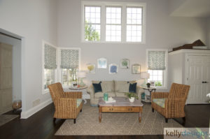 Coastal Cutie - Living Room - Interior Design by kellydesigns/