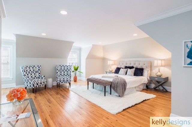 Thrill On Mill Hill - Master Bedroom - Home Staging By Kellydesigns