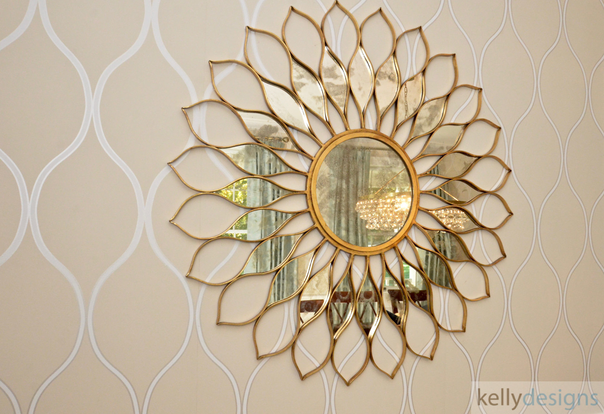 Pound Ridge Dining Room Mirror  - Interior Design By kellydesigns