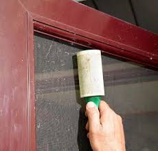 How to clean screen doors and windows