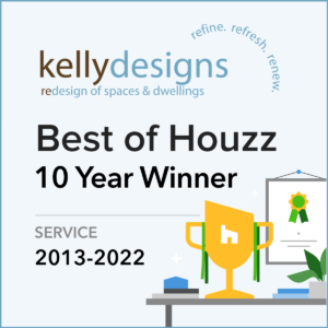 Best of Houzz Award Winner for Service - 10 Years - kellydesigns