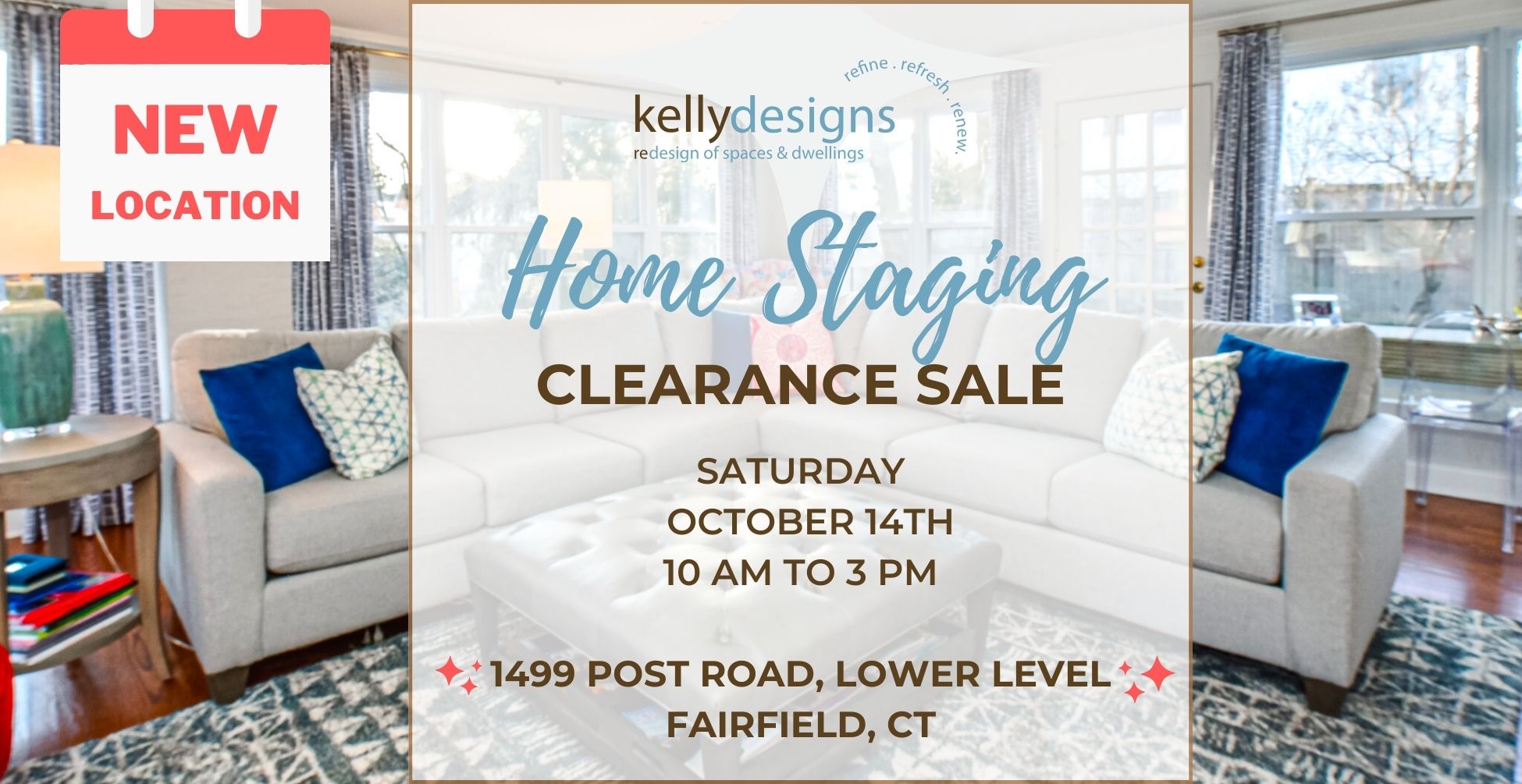 Oct 14 Home Staging Clearance Sale