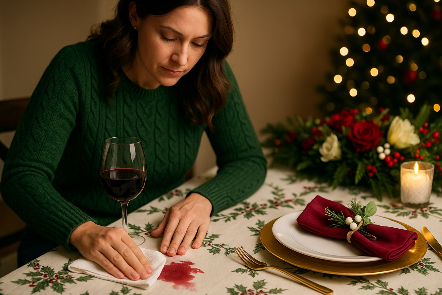 How to Quickly and Safely Clean Your Holiday Tablecloth